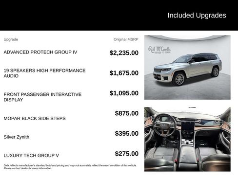 Used 2022 Jeep Grand Cherokee L Summit w/ Advanced Protech Group IV AWD/4WD image 5