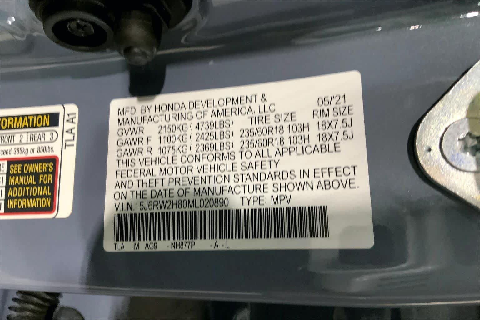 Used 2021 Honda CR-V EX-L image 37