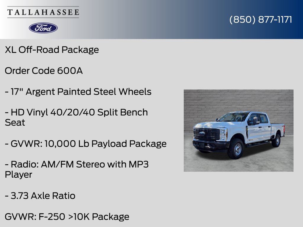 New 2026 Ford F250 XL w/ XL Off-Road Package AWD/4WD image 13