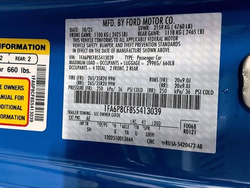 Used 2025 Ford Mustang GT Premium image 33