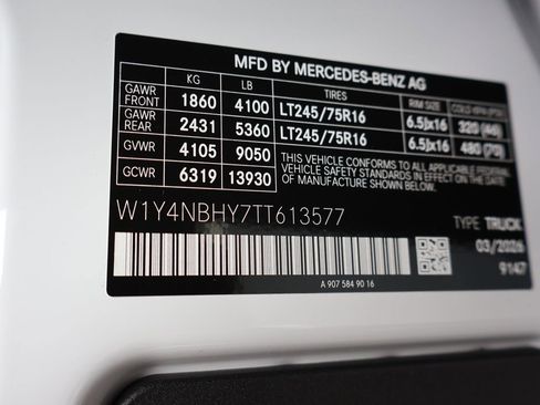 New 2026 Mercedes-Benz Sprinter 2500 image 43