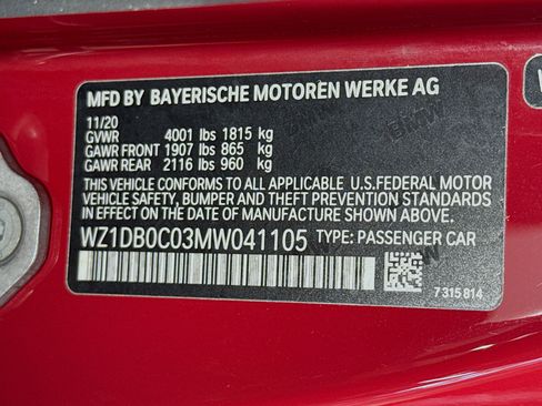 Used 2021 Toyota Supra Premium w/ Driver Assist Package RWD image 36