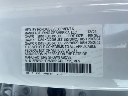 New 2025 Honda Pilot Black Edition image 35