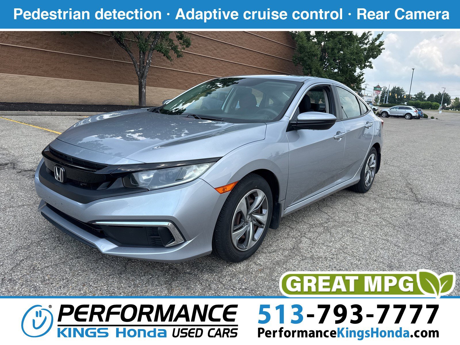 Used 2019 Honda Civic LX image 1