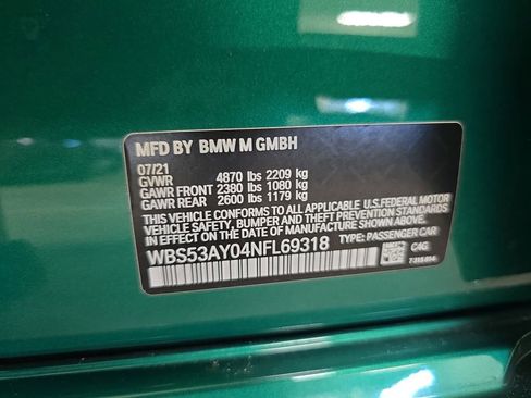 Used 2022 BMW M3 w/ Parking Assistance Package image 31