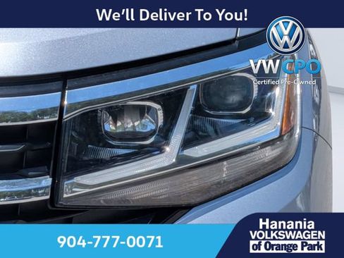 Certified 2023 Volkswagen Atlas SE w/ Black Wheel Package FWD image 6