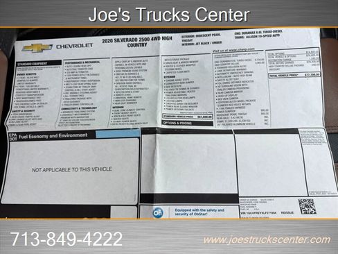 Used 2020 Chevrolet Silverado 2500 High Country image 66