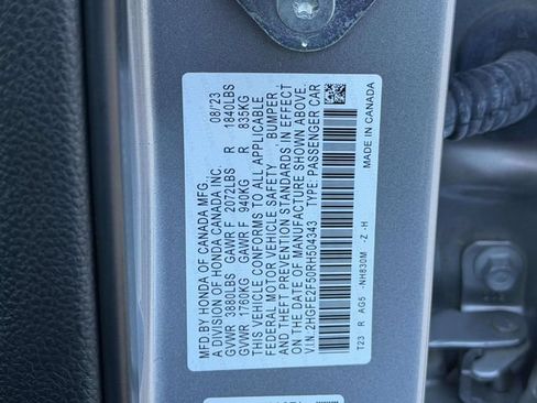 Certified 2024 Honda Civic Sport image 21