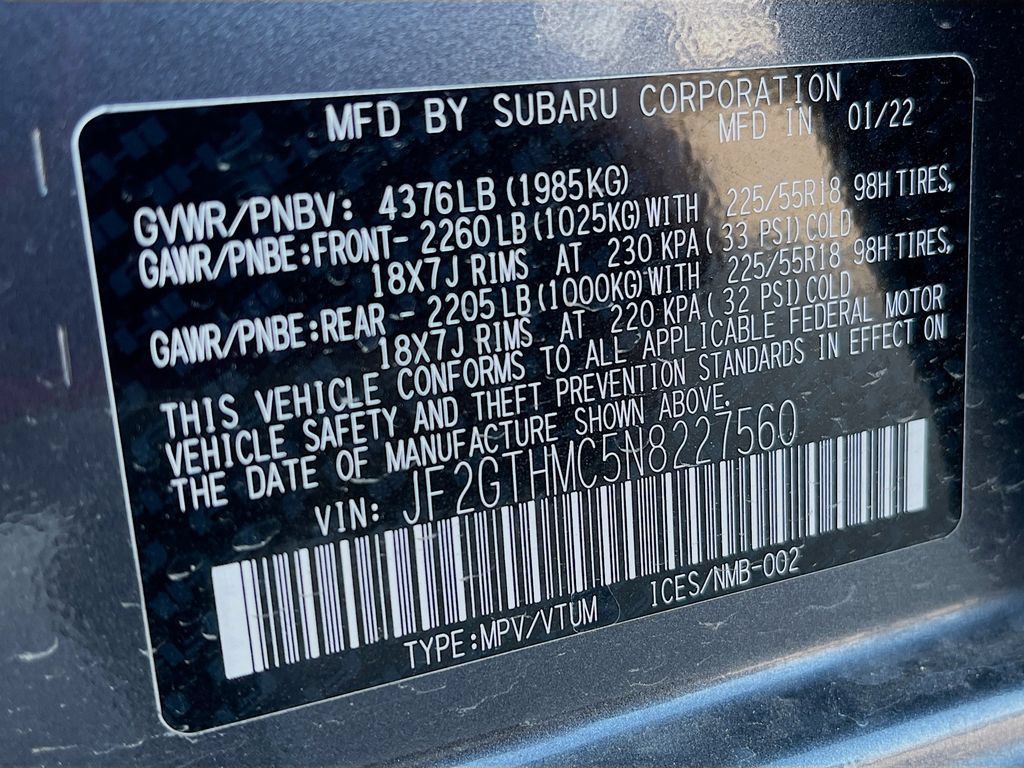 Used 2022 Subaru Crosstrek 2.5i Limited w/ Popular Package #2 AWD/4WD image 12