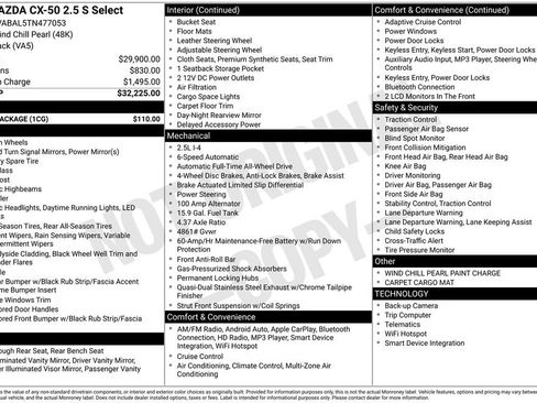 New 2026 MAZDA CX-50 AWD 2.5 S w/ Cargo Package image 22