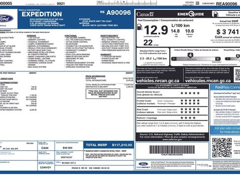 Used 2024 Ford Expedition Max Platinum AWD/4WD image 39