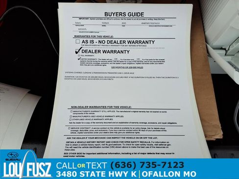 Certified 2025 Subaru Outback Premium image 35