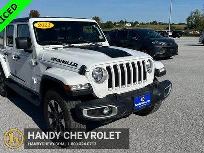Used 2021 Jeep Wrangler Unlimited Sahara w/ Uconnect 4C Nav & Sound Group