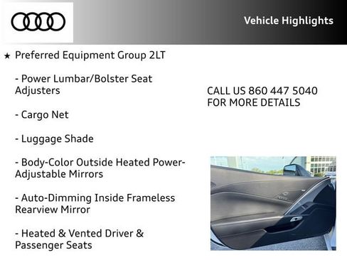 Used 2014 Chevrolet Corvette Stingray Coupe w/ 2LT Preferred Equipment Group RWD image 15