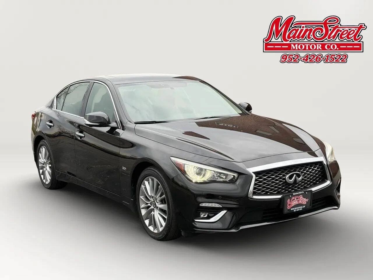 Used 2018 INFINITI Q50 Luxe w/ Essential Package (3.0T Luxe) AWD/4WD image 1