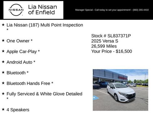 Used 2025 Nissan Versa S FWD image 5