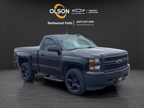 Used 2015 Chevrolet Silverado 1500 W/T w/ Black Out Edition AWD/4WD image 7