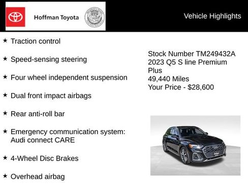 Used 2023 Audi Q5 2.0T Premium Plus w/ Premium Plus Package AWD/4WD image 30