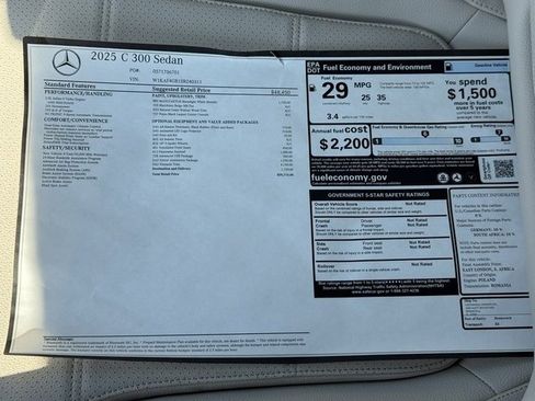 Used 2025 Mercedes-Benz C 300 C 300 image 35