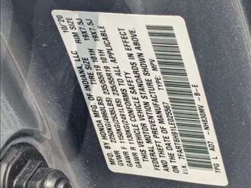 Used 2020 Honda CR-V Touring image 22