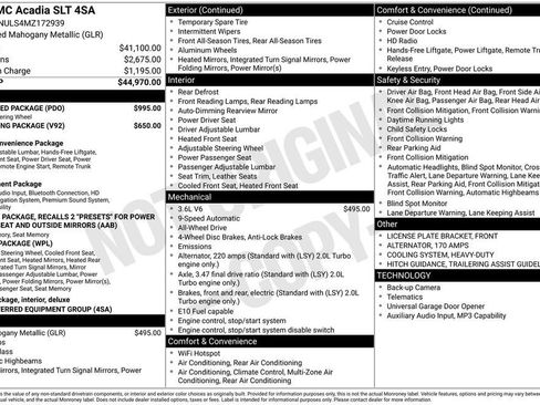 Certified 2021 GMC Acadia SLT w/ Preferred Package AWD/4WD image 31