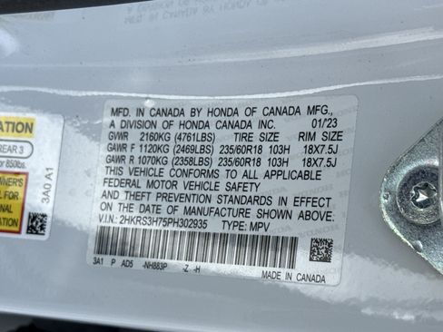 Certified 2023 Honda CR-V EX-L image 43