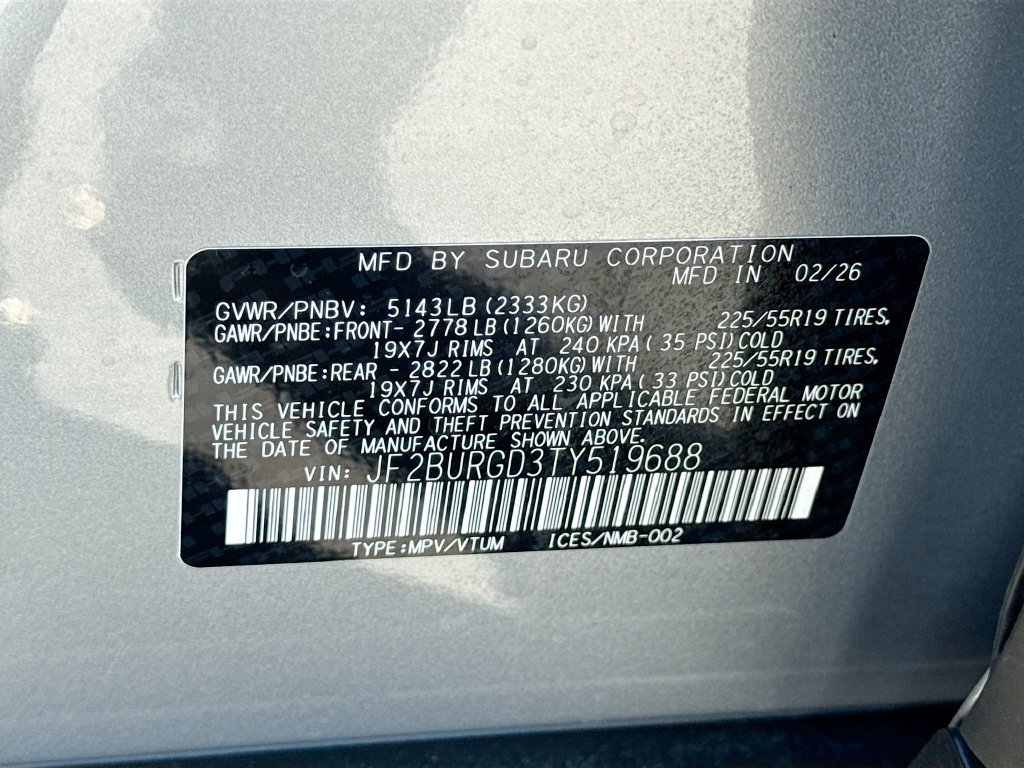 New 2026 Subaru Outback Limited XT AWD/4WD image 32