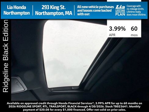 New 2026 Honda Ridgeline Black Edition image 25