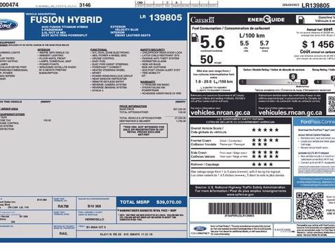Used 2020 Ford Fusion Titanium FWD image 2