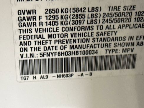 Used 2017 Honda Pilot Elite image 30