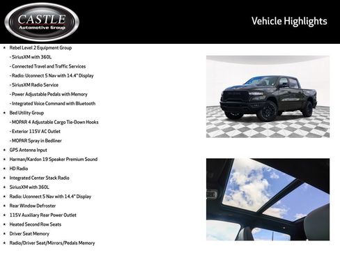 New 2026 RAM 1500 Rebel w/ Rebel Level 2 Equipment Group AWD/4WD image 10