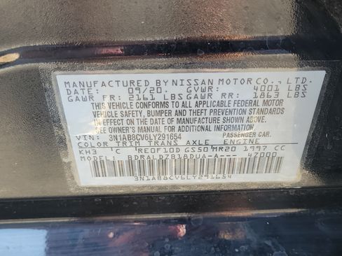 Certified 2020 Nissan Sentra SV w/ SV Premium Package FWD image 25