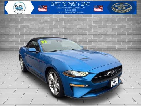 Used 2021 Ford Mustang Premium w/ Pony Package image 1