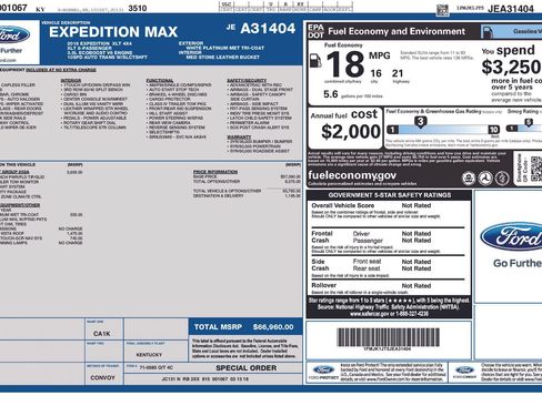 Used 2018 Ford Expedition Max XLT w/ Equipment Group 202A AWD/4WD image 5