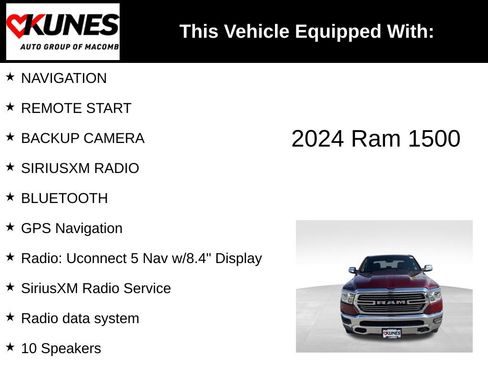 Used 2024 RAM 1500 Laramie AWD/4WD image 3