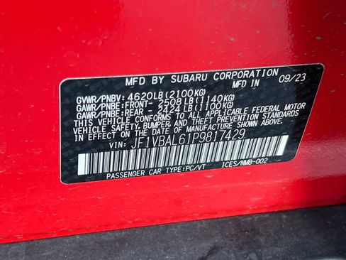 Used 2023 Subaru WRX Limited image 31