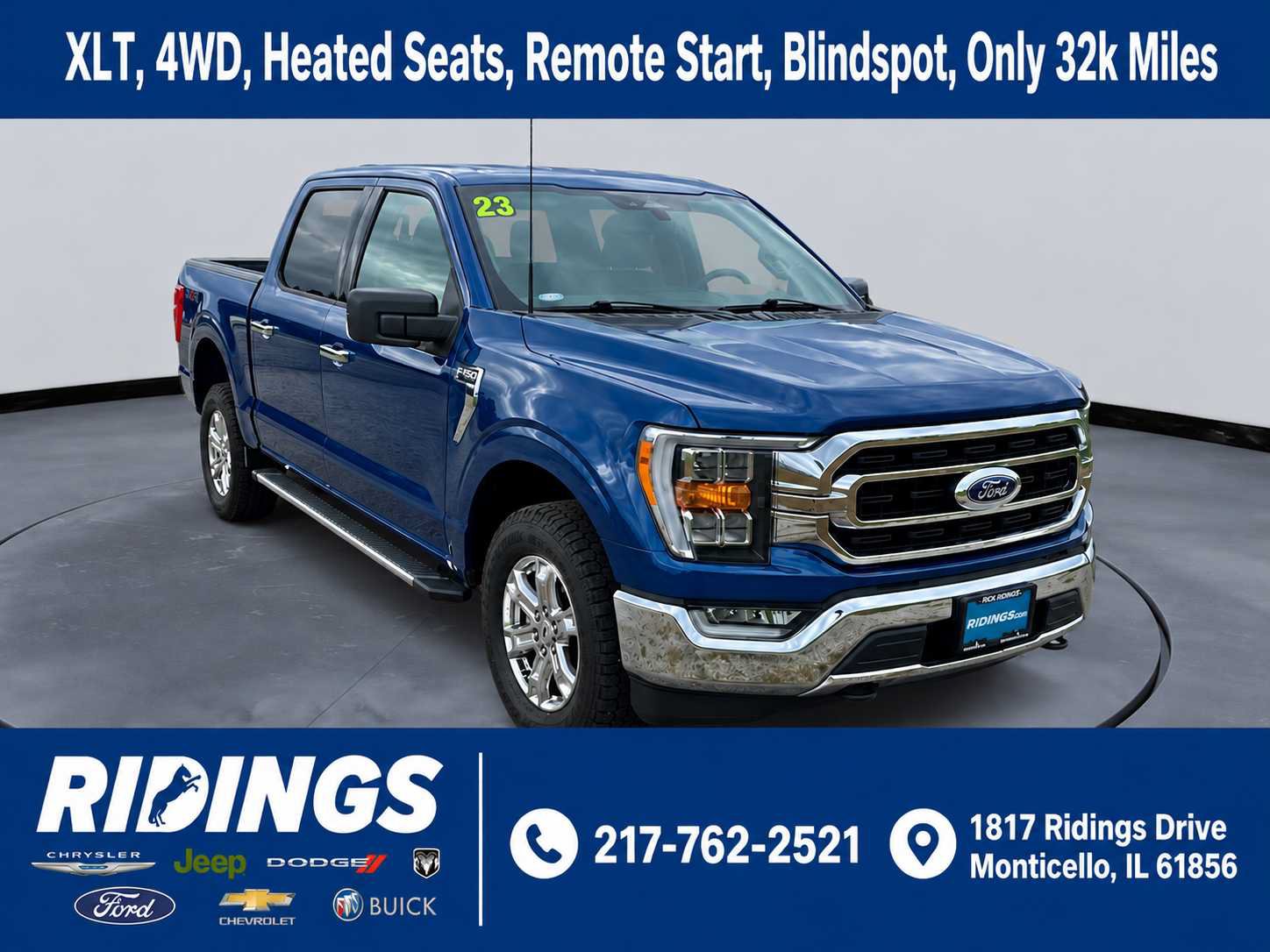 Used 2023 Ford F150 XLT w/ Equipment Group 302A High AWD/4WD image 1