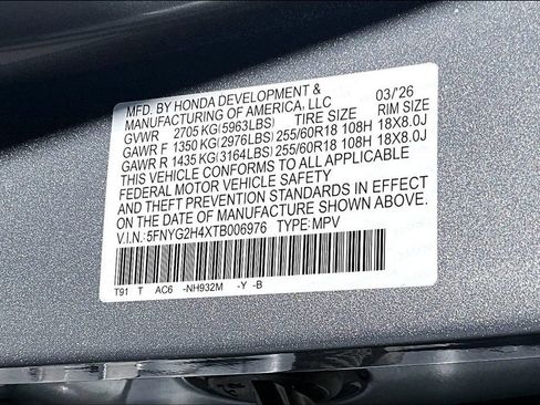 Used 2026 Honda Pilot EX-L image 16