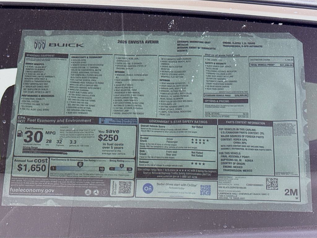 New 2026 Buick Envista Avenir FWD image 19