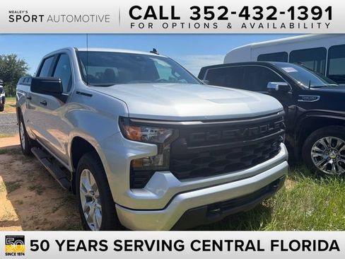 Used 2022 Chevrolet Silverado 1500 Custom w/ LPO, Dark Essentials Package RWD image 1