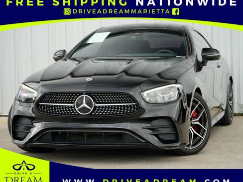 Used 2021 Mercedes-Benz E 450 Coupe w/ AMG Line image 1