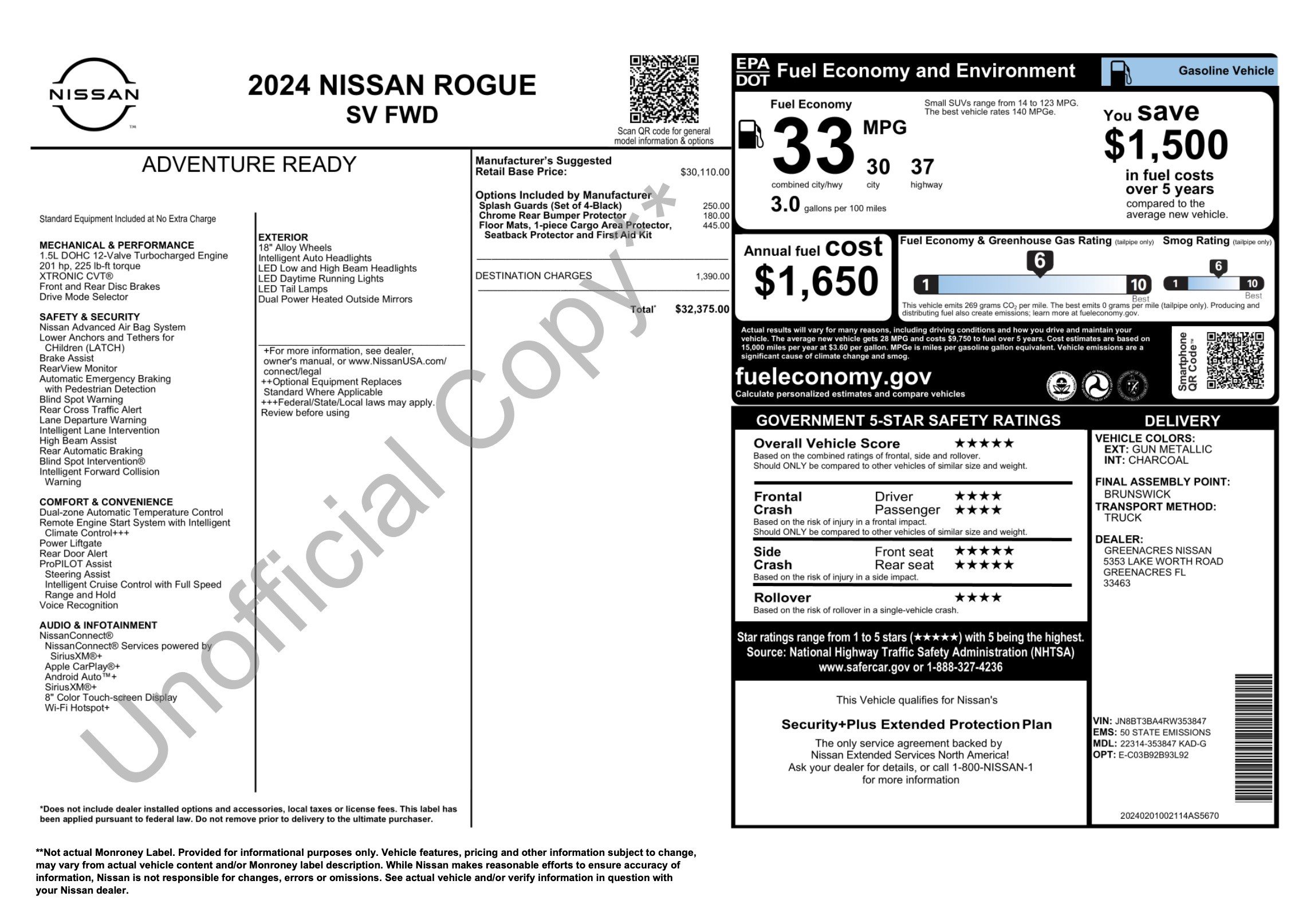 Used 2024 Nissan Rogue SV FWD image 4