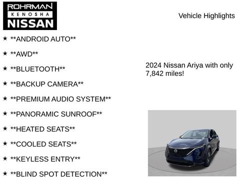 Used 2024 Nissan Ariya AWD image 8