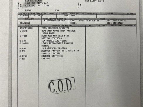 Used 2024 Mercedes-Benz Sprinter 3500 image 76