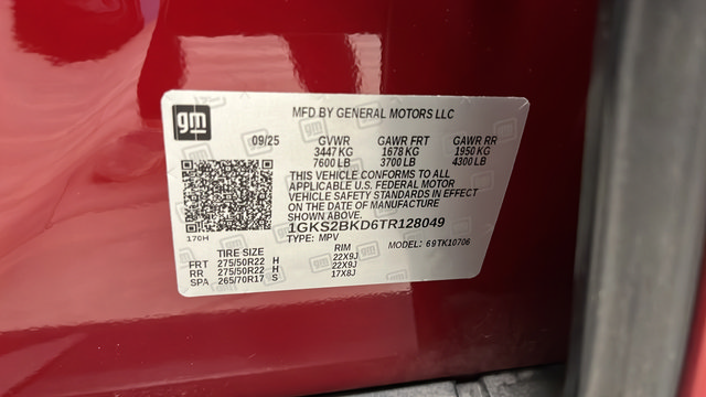 Used 2026 GMC Yukon Elevation AWD/4WD image 29