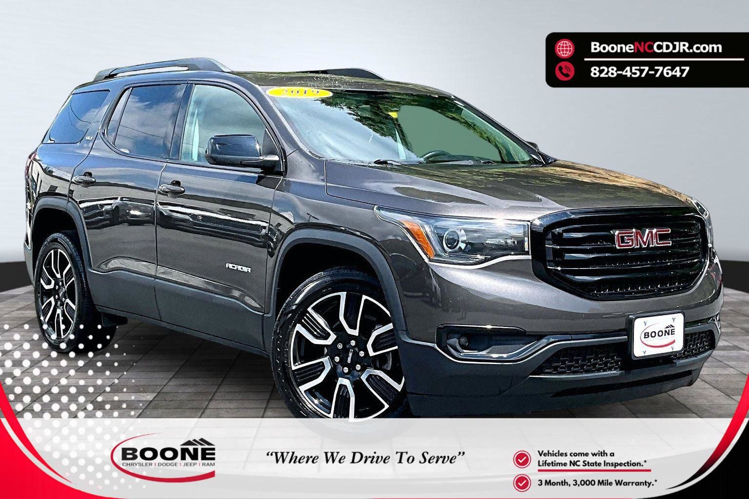 Used 2019 GMC Acadia SLT w/ Black Edition AWD/4WD image 1