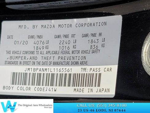 Used 2020 MAZDA MAZDA3 Hatchback w/ Premium Package image 25