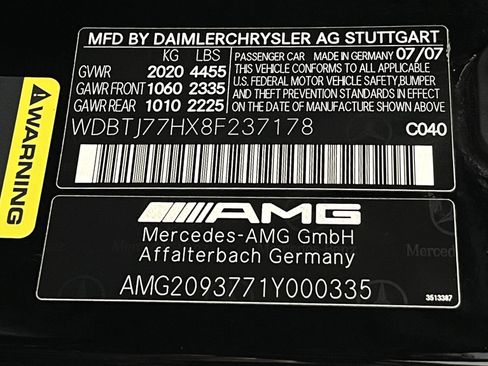 Used 2008 Mercedes-Benz CLK 63 AMG Black Series image 27