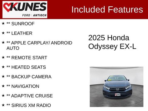 Used 2025 Honda Odyssey EX-L image 3
