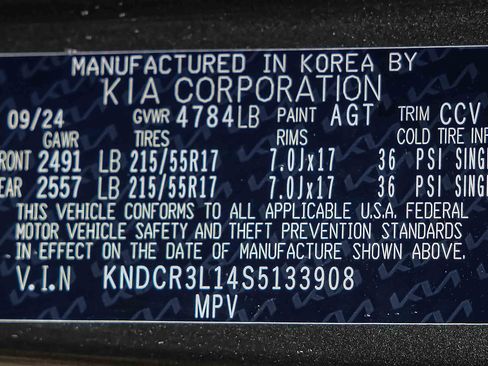 Certified 2025 Kia Niro Wind w/ Wind Preserve Package FWD image 9